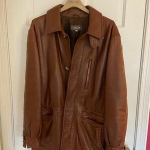 Bally Leather Jacket, Men's M